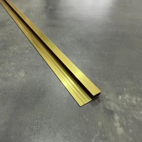 Profil din aluminiu · Auriu · Profil de capăt · 270 cm · AL - GOLD - BİTİŞ